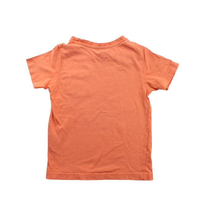 A Orange Short Sleeve T Shirts from La Compagnie des Petits in size 4T for boy. (Back View)