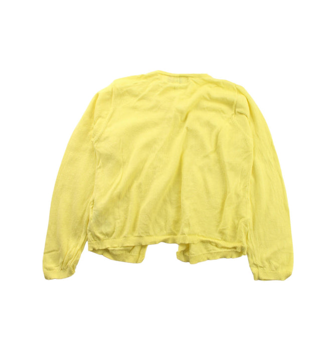 A Yellow Cardigans from La Compagnie des Petits in size 3T for girl. (Back View)