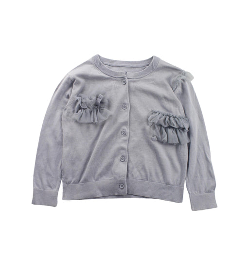 A Grey Cardigans from jnby by JNBY in size 2T for girl. (Front View)