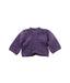 A Purple Knit Sweaters from Seed in size 6-12M for girl. (Back View)