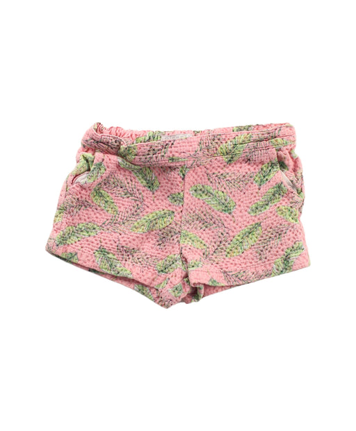 A Green Shorts from Gingersnaps in size 6-12M for girl. (Front View)