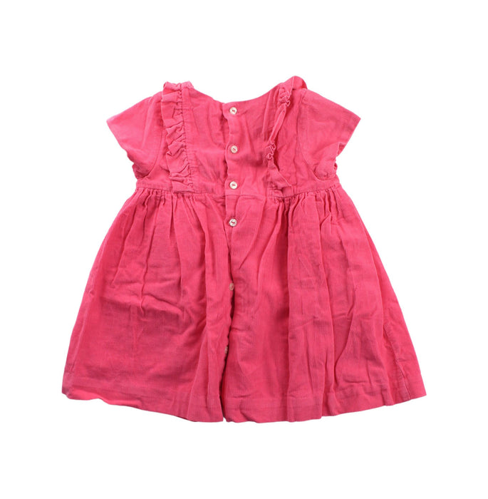 A Pink Short Sleeve Dresses from Jacadi in size 12-18M for girl. (Back View)