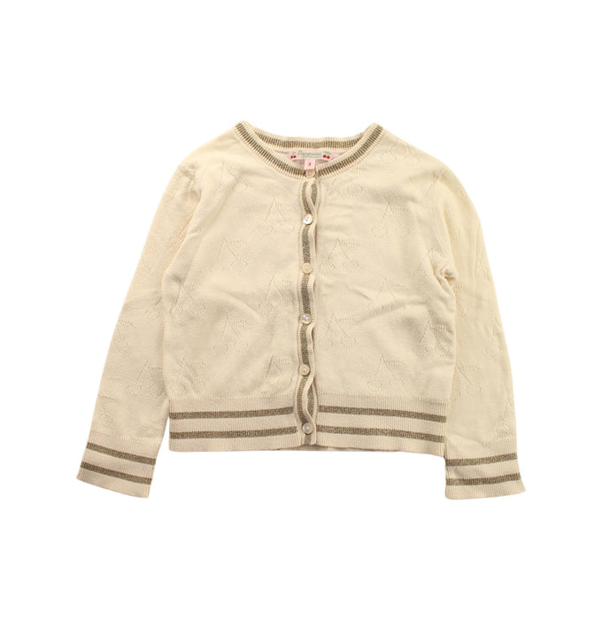 A Ivory Cardigans from Bonpoint in size 3T for boy. (Front View)