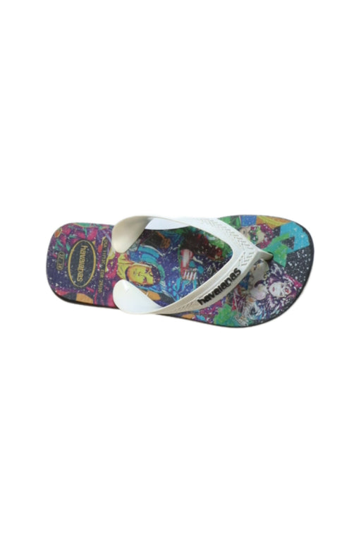 A Multicolour Flip Flops from Havaianas in size 5T for boy. (Front View)