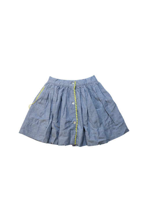 A Blue Short Skirts from Velveteen in size 4T for girl. (Front View)
