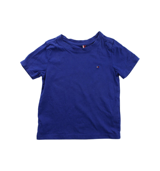 A Blue Short Sleeve T Shirts from Tommy Hilfiger in size 2T for boy. (Front View)