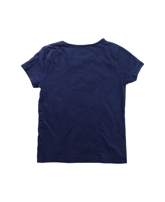 A Blue Short Sleeve T Shirts from Boden in size 6T for girl. (Back View)