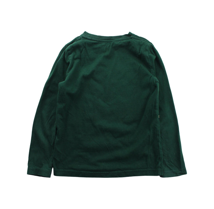 A Green Long Sleeve T Shirts from Boden in size 6T for boy. (Back View)