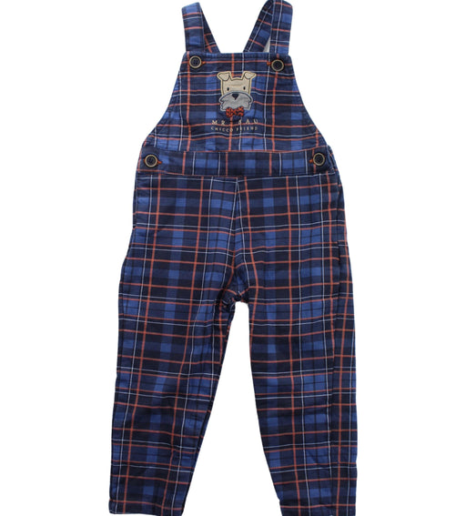 A Blue Long Overalls from Chicco in size 12-18M for boy. (Front View)