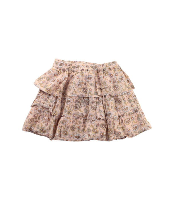 A Peach Short Skirts from Seed in size 6T for girl. (Back View)