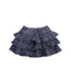 A Blue Short Skirts from Bonton in size 6T for girl. (Back View)
