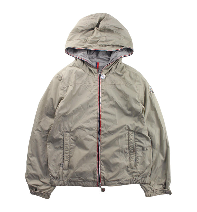 A Beige Lightweight Jackets from Moncler in size 8Y for boy. (Front View)