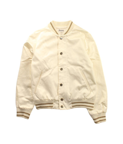 A Ivory Lightweight Jackets from Bonpoint in size 10Y for neutral. (Front View)