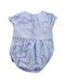 A Blue Short Sleeve Bodysuits from Velveteen in size 12-18M for girl. (Back View)