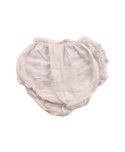 A White Bloomers from Velveteen in size 6-12M for girl. (Front View)