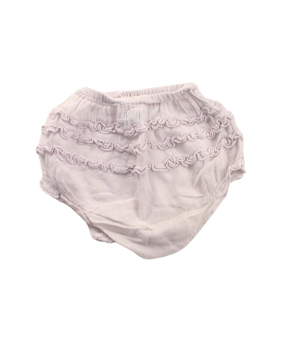 A White Bloomers from Velveteen in size 6-12M for girl. (Back View)