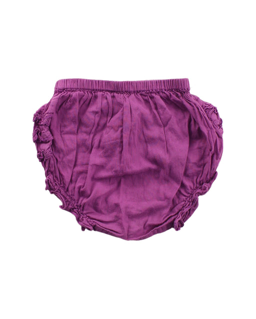 A Purple Bloomers from Velveteen in size 6-12M for girl. (Front View)