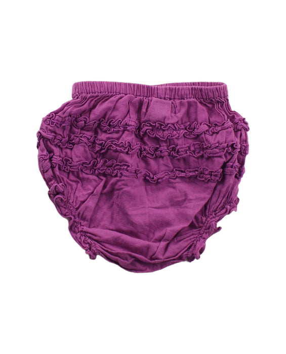 A Purple Bloomers from Velveteen in size 6-12M for girl. (Back View)