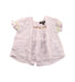 A Pink Short Sleeve Dresses from Velveteen in size 6-12M for girl. (Front View)