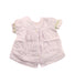 A Pink Short Sleeve Dresses from Velveteen in size 6-12M for girl. (Back View)