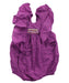 A Purple Short Sleeve Bodysuits from Velveteen in size 3-6M for girl. (Front View)