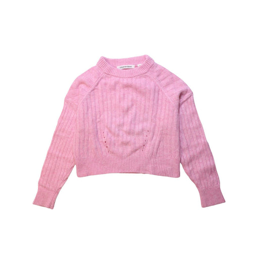 A Pink Knit Sweaters from Country Road in size 5T for girl. (Front View)