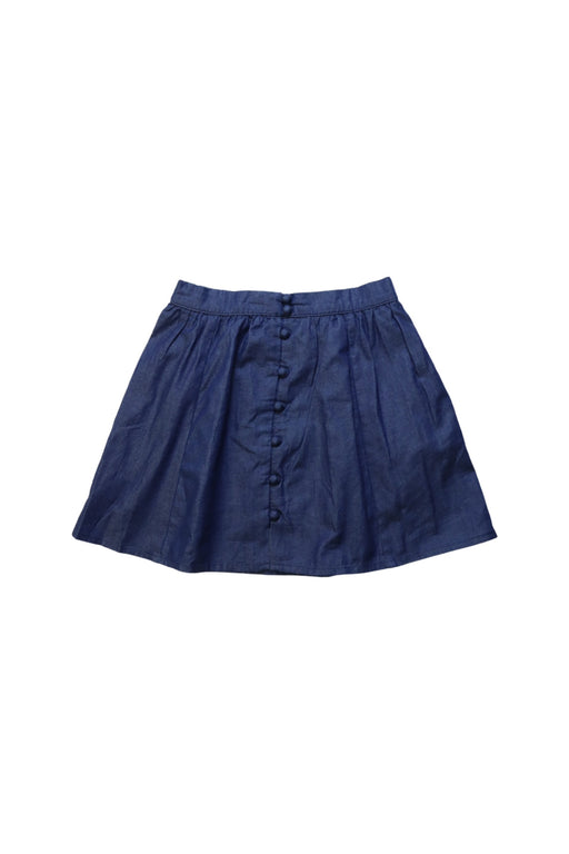 A Navy Short Skirts from Excuse My French in size 6T for girl. (Front View)