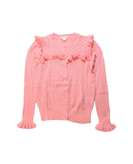 A Pink Cardigans from Crewcuts in size 6T for girl. (Front View)