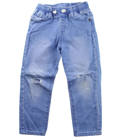 A Blue Jeans from Seed in size 4T for boy. (Front View)