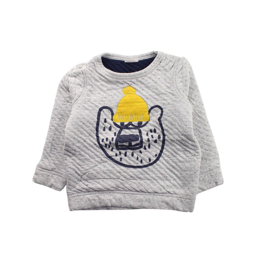A White Crewneck Sweatshirts from Seed in size 4T for boy. (Front View)