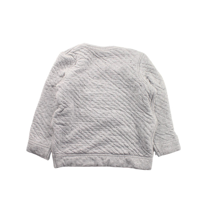 A White Crewneck Sweatshirts from Seed in size 4T for boy. (Back View)
