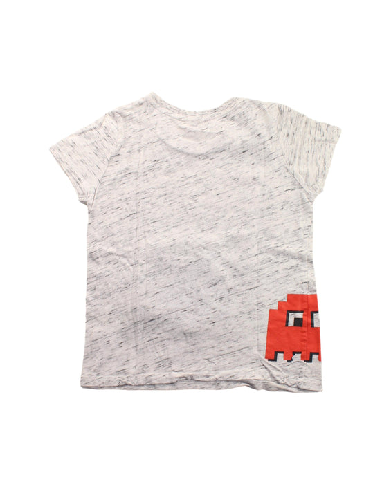 A White Short Sleeve T Shirts from Seed in size 5T for boy. (Back View)