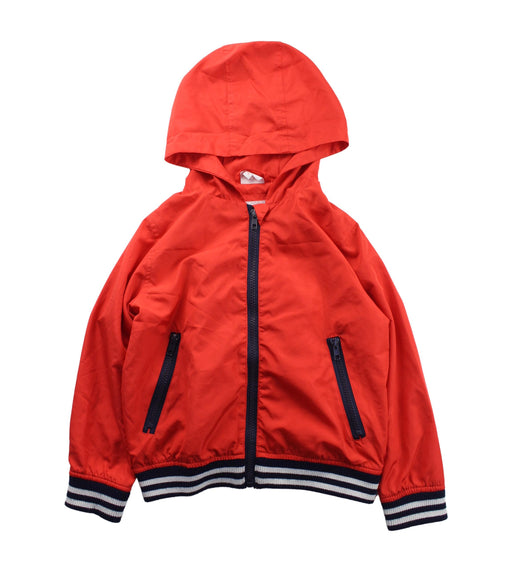 A Red Lightweight Jackets from Seed in size 5T for boy. (Front View)