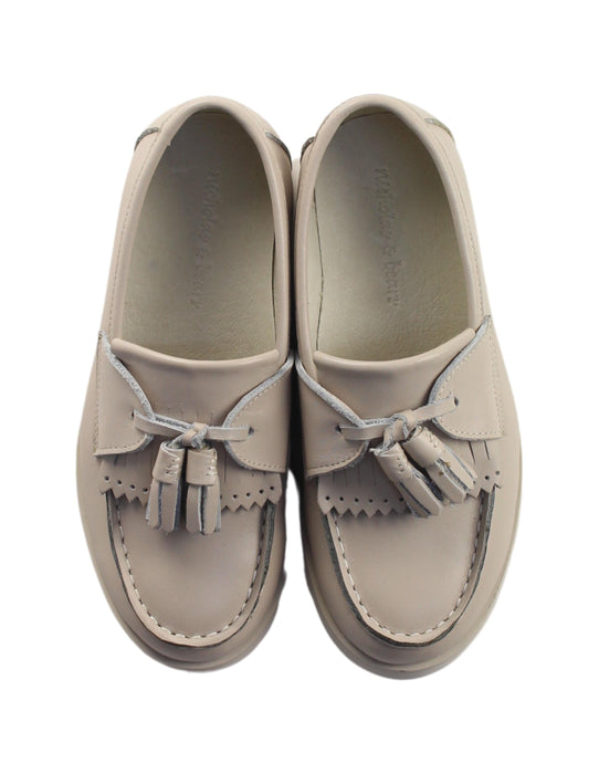 A Beige Loafers & Moccasins from Nicholas & Bears in size 5T for girl. (Back View)