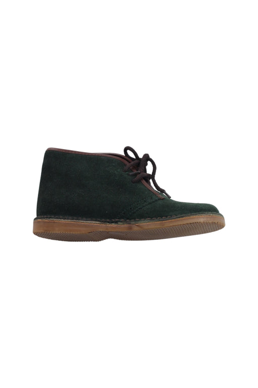 A Green Casual Boots from Jacadi in size 6T for girl. (Front View)