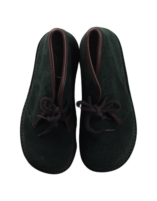 A Green Casual Boots from Jacadi in size 6T for girl. (Back View)