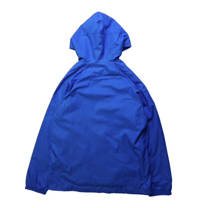 A Blue Lightweight Jackets from Adidas in size 9Y for boy. (Back View)