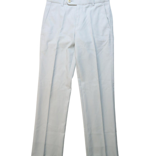 A White Dress Pants from Peter Millar in size 9Y for boy. (Front View)