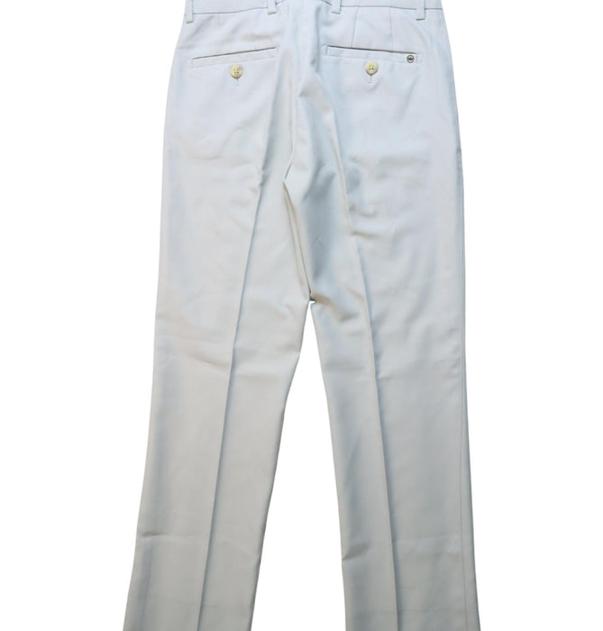 A White Dress Pants from Peter Millar in size 9Y for boy. (Back View)