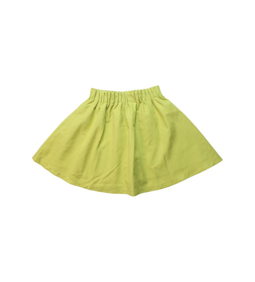 A Yellow Short Skirts from Global  Work in size 5T for girl. (Front View)