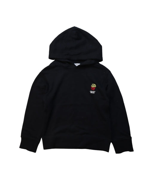 A Black Hooded Sweatshirts from Global  Work in size 5T for boy. (Front View)