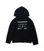 A Black Hooded Sweatshirts from Global  Work in size 5T for boy. (Back View)
