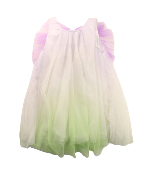 A White Sleeveless Dresses from Balabala in size 4T for girl. (Front View)