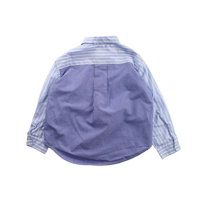 A Blue Long Sleeve Shirts from little Mo & Co. in size 4T for boy. (Back View)