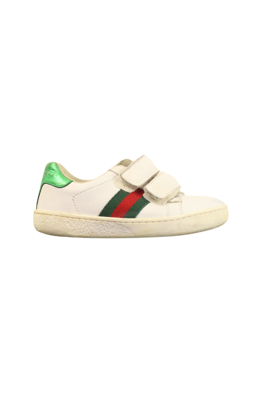 A White Sneakers from Gucci in size 18-24M for boy. (Front View)