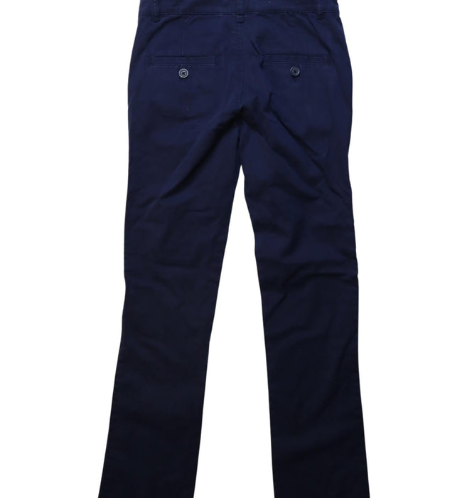A Navy Casual Pants from Petit Bateau in size 10Y for boy. (Back View)