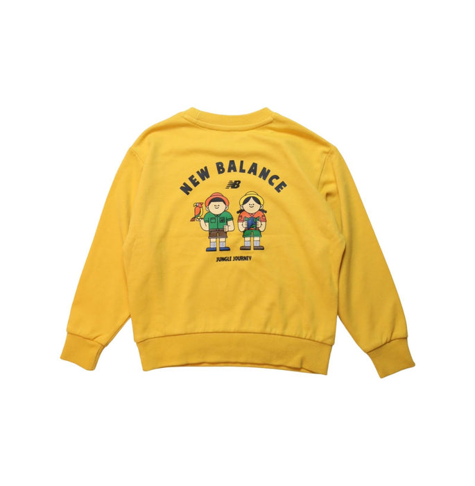 A Multicolour Crewneck Sweatshirts from New Balance in size 6T for neutral. (Back View)