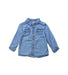 A Blue Long Sleeve Shirts from Bout'Chou in size 12-18M for boy. (Front View)