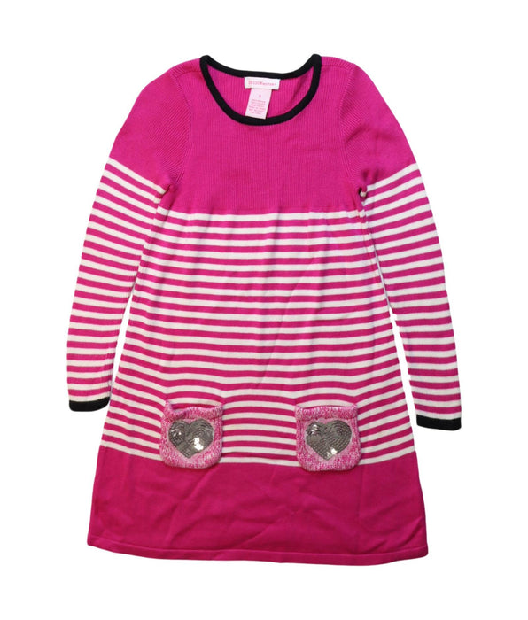 A Multicolour Sweater Dresses from Design History in size 5T for girl. (Front View)
