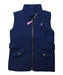 A Navy Vests from Joules in size 7Y for girl. (Front View)